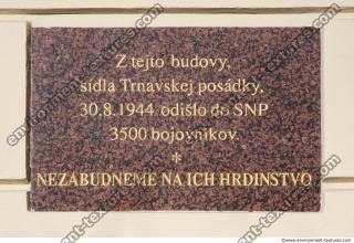 Photo Texture of Memorial Plaque 0001